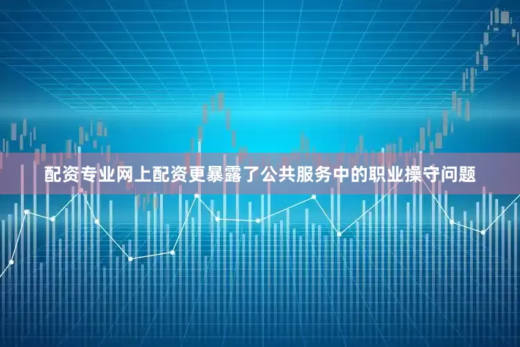 配资专业网上配资更暴露了公共服务中的职业操守问题